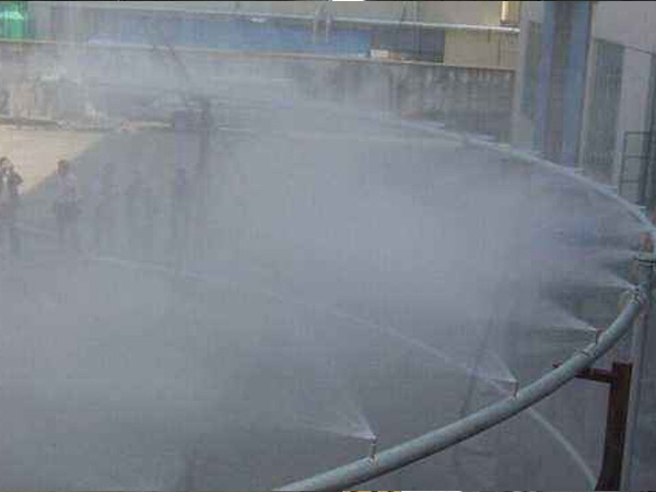 砂石廠(chǎng)車(chē)間降塵噴淋