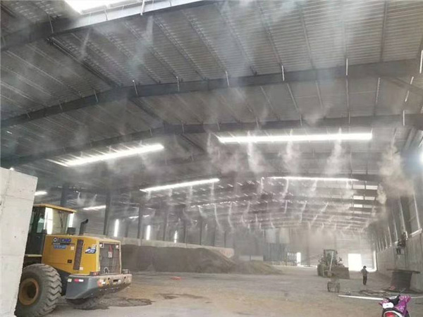 料場(chǎng)降塵施工
