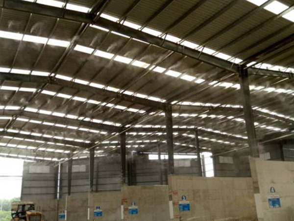 砂石粉碎車(chē)間抑塵