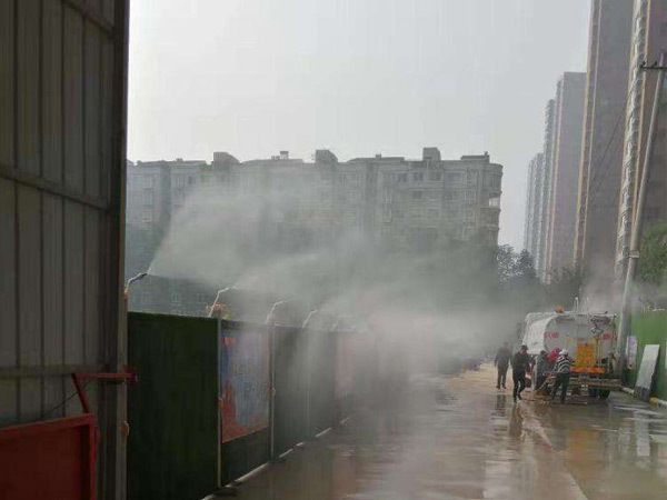 工地圍擋噴淋降塵系統(tǒng)設(shè)計(jì)與施工